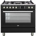 Piano de cuisson avec tournebroche