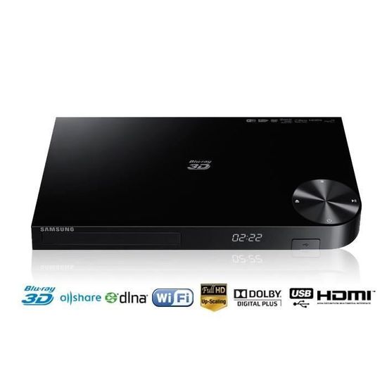 Lecteur Blu-ray 3D / DVD Samsung BD-H5900/ZF - Achat / Vente