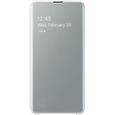 Samsung Clear View cover S10e - Blanc-0