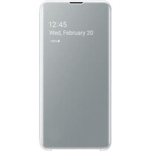 HOUSSE - ÉTUI Samsung Clear View cover S10e - Blanc