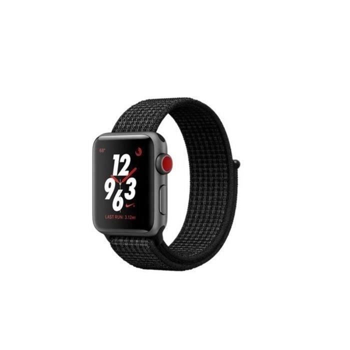 Apple Watch Nike+ GPS + Cellular Boîtier 38 mm Aluminium Bracelet Nike 2017 Etat correct