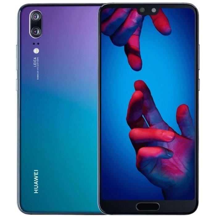 HUAWEI P20 Double SIM 128 Go Twilight - Reconditionné - Etat correct