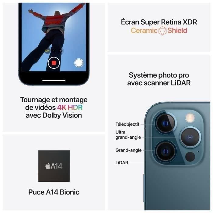 IPhone 12 Pro Débloqué 256Go Occasion Gris