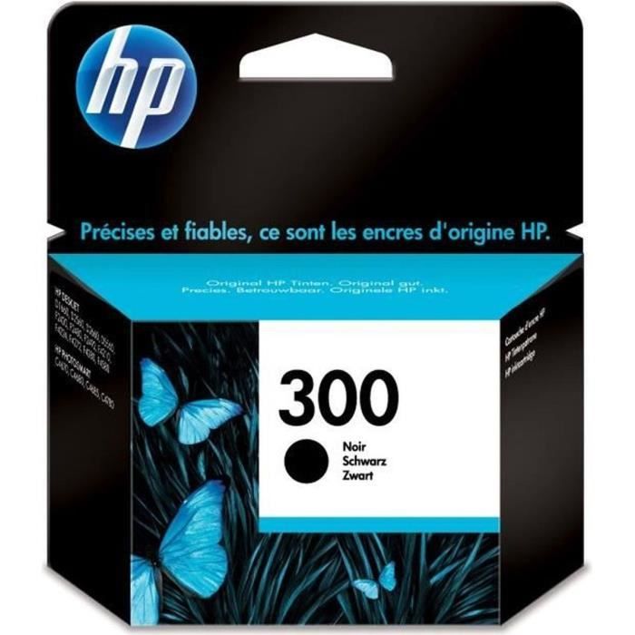 HP 300 Cartouche dencre noire authentique (CC640EE) pour HP DeskJet F4580 et HP Photosmart C4680/C4795