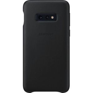 COQUE - BUMPER Samsung Coque en cuir S10e - Noir