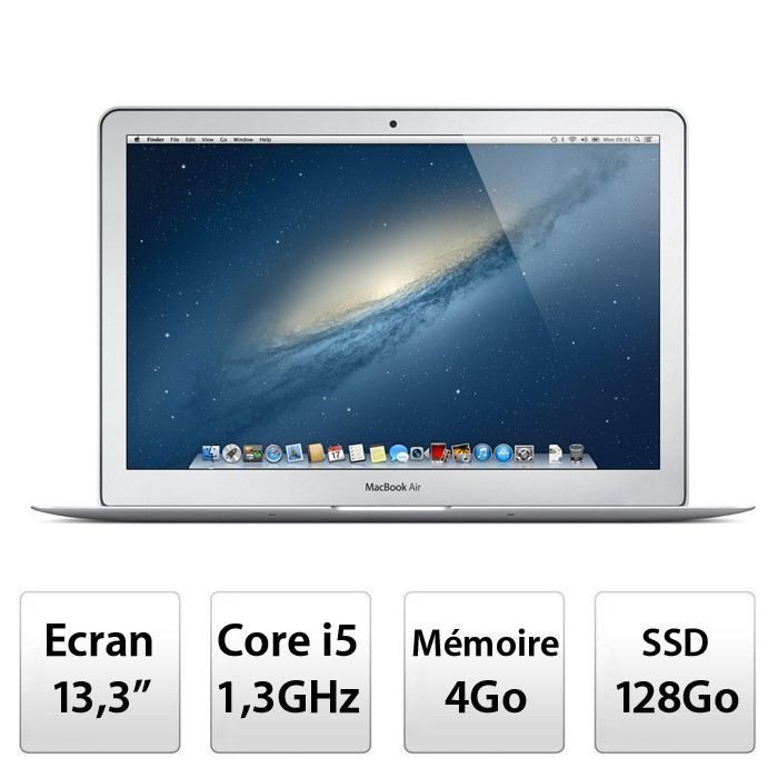 Top achat PC Portable Apple MacBook Air 13" (MD760F/A) pas cher