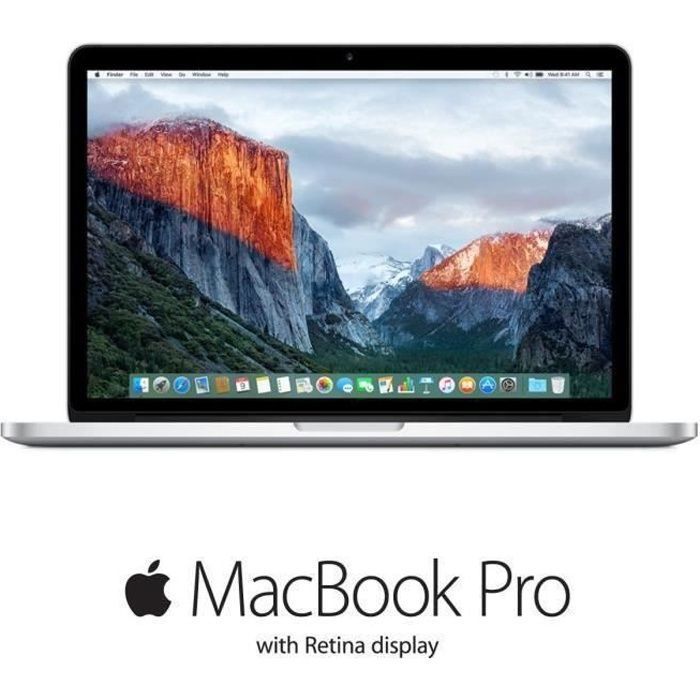 Vente PC Portable Apple MacBook Pro - MF840F/A - 13,3" Rétina - 8Go pas cher Vente PC Portable Apple MacBook Pro - MF840F/A - 13,3" Rétina - 8Go pas cher