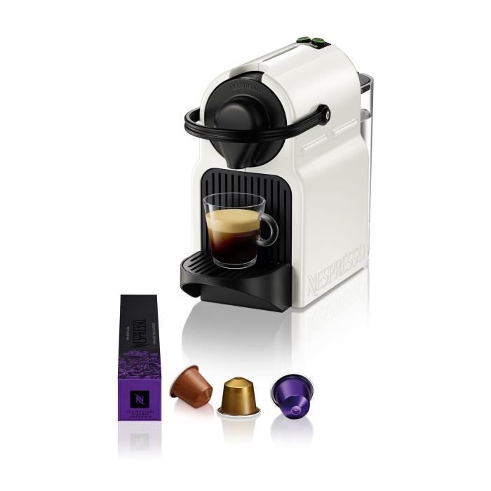 KRUPS NESPRESSO YY1530FD Inissia Machine expresso à capsules, Pression 19  bars, Blanc - Cdiscount Electroménager