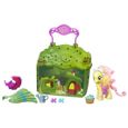 Mallette de jeu Fluttershy - My Little Pony - HASBRO - Maisonnette et accessoires inclus-0