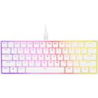 Clavier mécanique Gaming - CORSAIR - K65 RGB Mini 60% - Format compact - RGB - CHERRY MX Red - Blanc - (CH-9194110-FR)