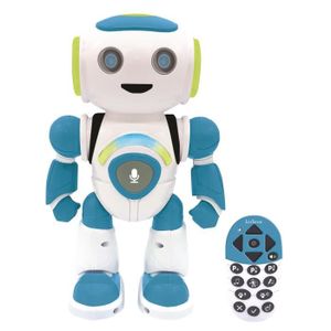 ROBOT - ANIMAL ANIMÉ POWERMAN® JUNIOR - Mon Robot Intelligent qui lit dans les pensées (Français), sons et lumières - LEXIBOOK