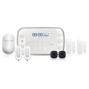 Bosch D/étecteur de Fum/ée /& Capteur dOuverture de Porte Smart Home Kit de D/émarrage S/écurit/é Blanc Alarme Maison Connect/ée Smartphone avec D/étecteur de Mouvements 8750000284