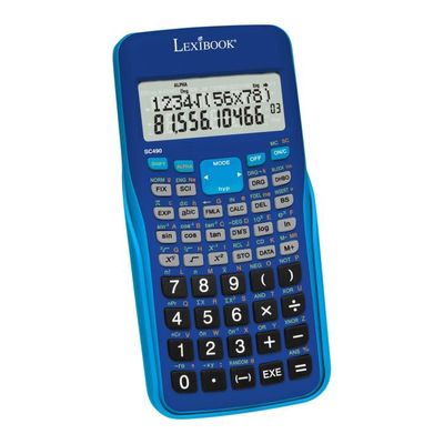 Lexibook, Calculatrice de bureau FRUITIES® avec écran inclinable, 10 chiffres, Fonctions basiques et avancées, Larges touches, Solaire et à piles, Verte, C210B