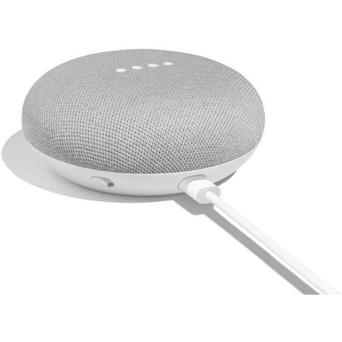 GOOGLE Home Mini FR - Galet - Enceinte avec Assistant vocal - Cdiscount TV  Son Photo