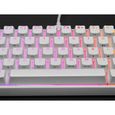 Clavier mécanique Gaming - CORSAIR - K65 RGB Mini 60% - Format compact - RGB - CHERRY MX Red - Blanc - (CH-9194110-FR)-3