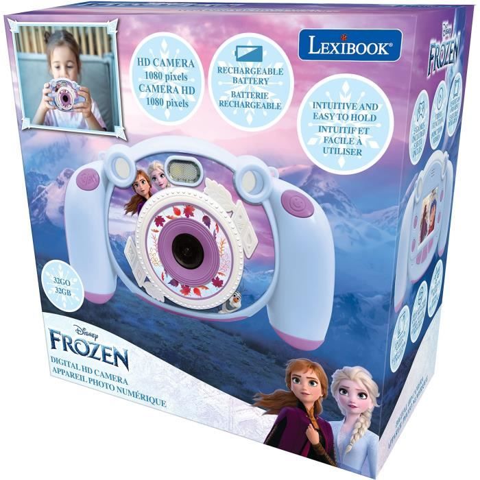 Ekids Appareil Photo Enfant Reine Des Neiges - 2 MP, écran 2", Photos, Vidéos Et Autocollants Disney