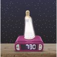 Réveil digital Elsa La Reine des Neiges 2 avec veilleuse lumineuse en 3D et effets sonores - LEXIBOOK-2