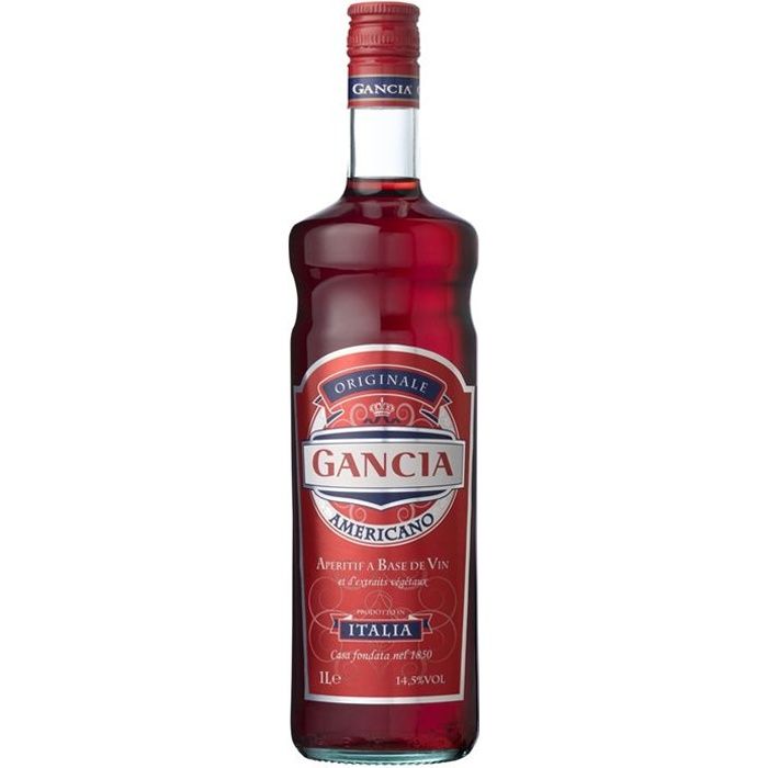 aperitif americano gancia 14 5 100cl la cave cdiscount