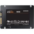 Disque SSD Interne - SAMSUNG - 870 EVO - 500Go - 2,5" (MZ-77E500B/EU)-1