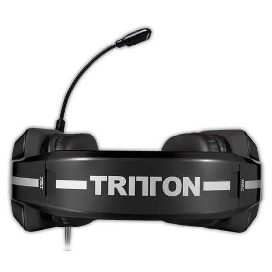 Casque-micro TRITTON 720 Plus Gloss Black PC MAC Son Surround