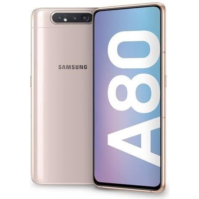 Samsung Galaxy A80 Or Rose 128Go Reconditionné