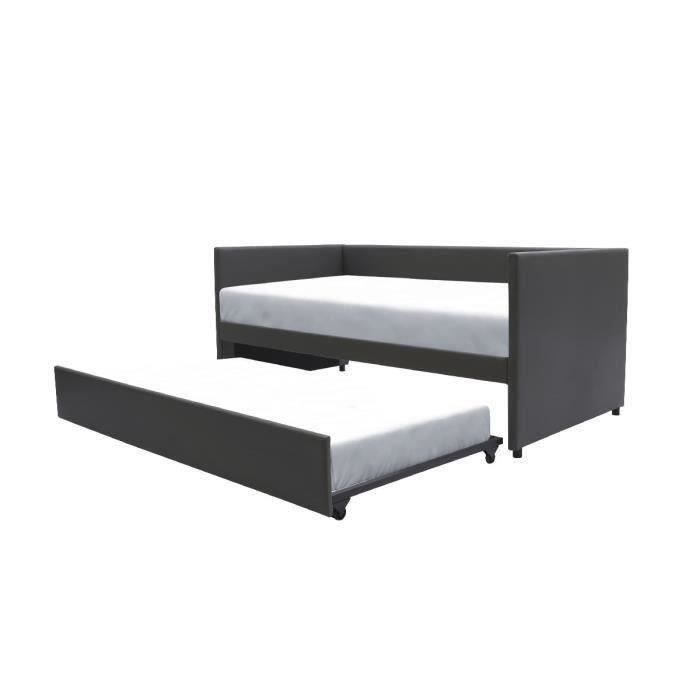 Lit Banquette Extensible 2 Places Cdiscount