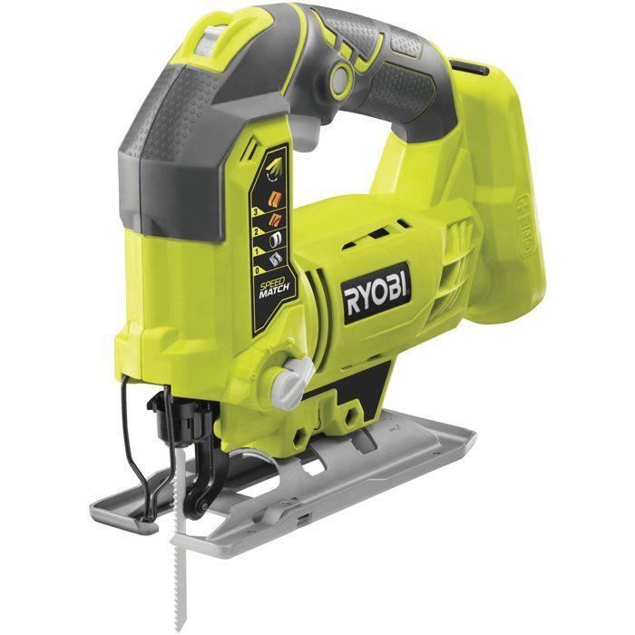 RYOBI Scie sauteuse 18V ONE+ bois métal PVC - sans batterie ni chargeur - R18JS-0