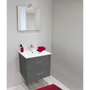 SALLE DE BAIN COMPLETE IZI Salle de bain complète simple vasque avec miro