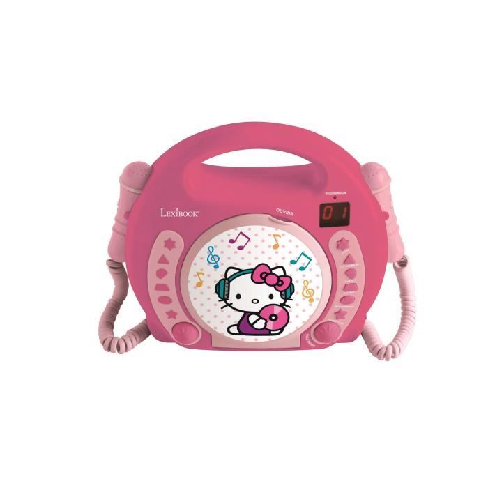 Lecteur CD avec microphones Hello Kitty Cdiscount
