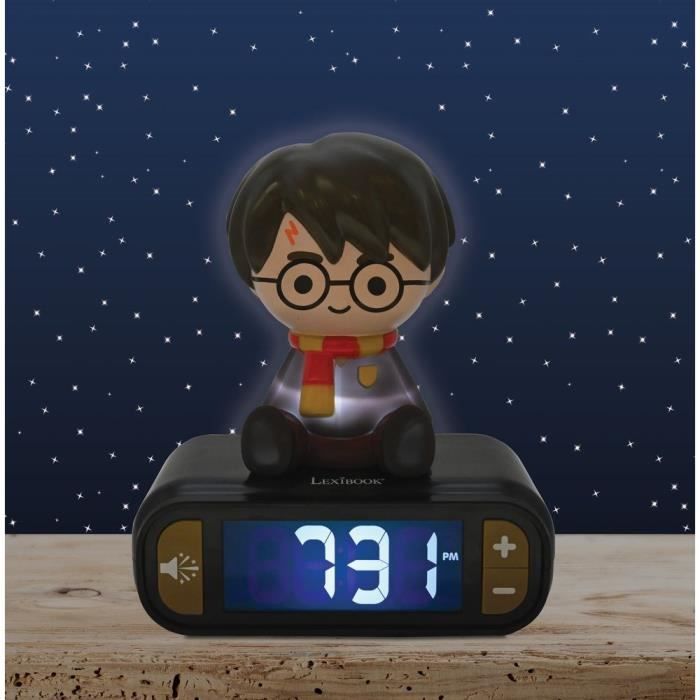 Horloge Clic Time Réveil lumineux Harry Potter Hermione 14 cm