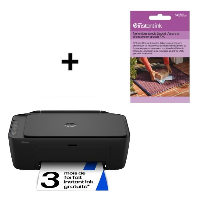 Imprimante tout en un HP DeskJet 2910 jet dencre couleur dInstant ink inclus avec HP+ - vue 3