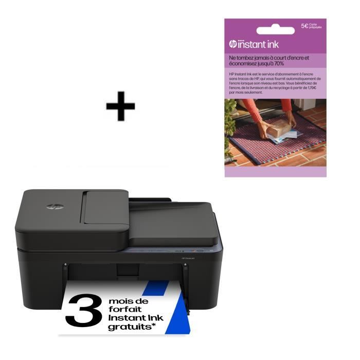 Imprimante tout en un HP DeskJet 4310 jet dencre couleur dInstant ink inclus avec HP+ - vue 3