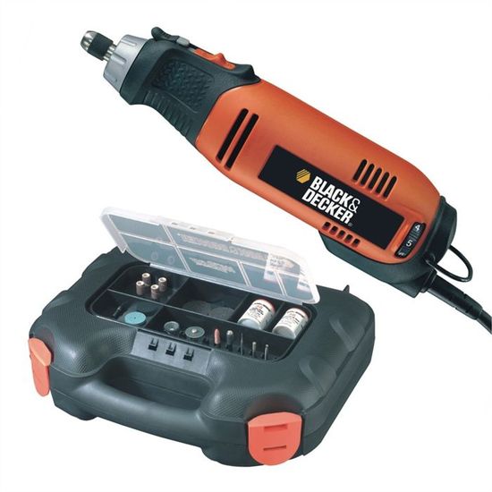 BLACK & DECKER Mini outil 90W + accessoires - Cdiscount Bricolage