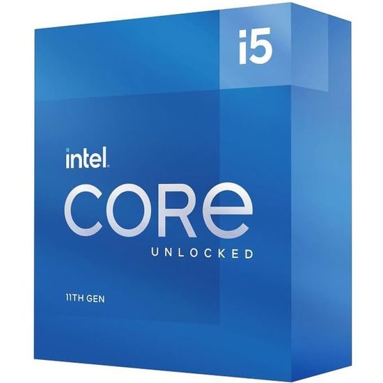 INTEL - Processeur Intel Core i5-11600KF - 6 cœurs / 4,9 GHz - Socket 1200 - 125W
