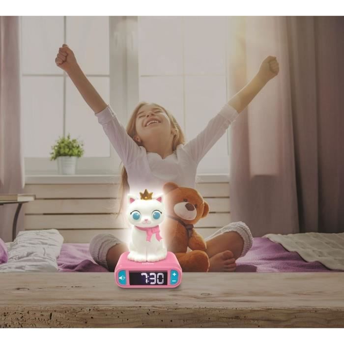 Réveil Veilleuse Digital LEXIBOOK - Super Mario - 3D Lumineux Et Sonore Bleu Et Rouge Enfant~22bntngi9so01