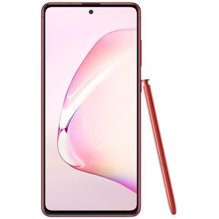 Vente Téléphone portable Samsung Galaxy Note10 Lite Rouge pas cher Vente Téléphone portable Samsung Galaxy Note10 Lite Rouge pas cher