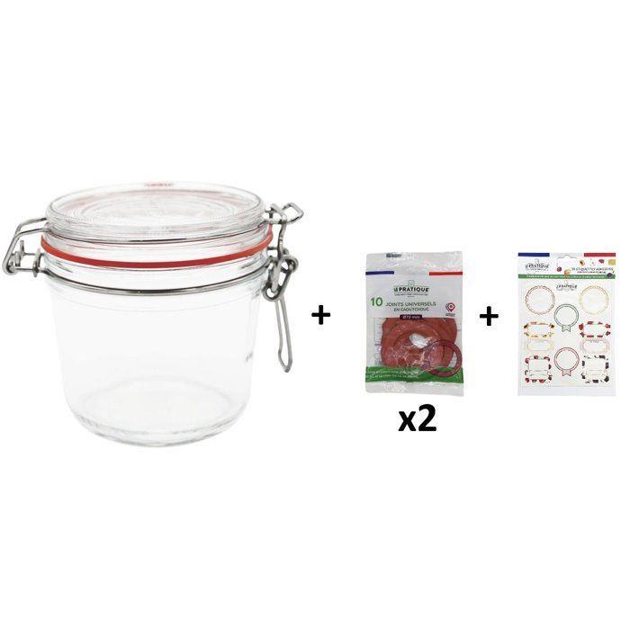Bocaux à armature LE PRATIQUE 7374 350 ml Ø85 mm Pack de 6 - vue 3