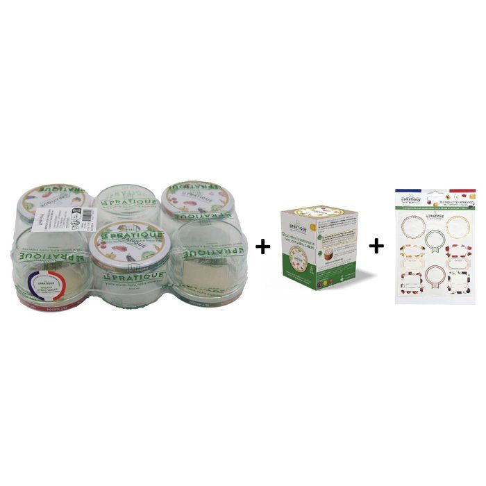 Bocaux stérilisables LE PRATIQUE 7515 200 ml Ø82 mm Pack de 6 - vue 3