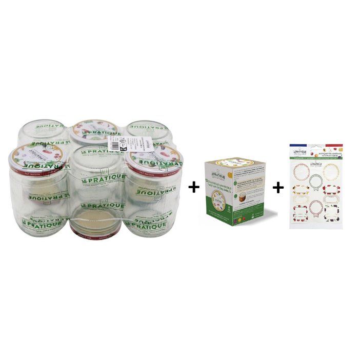 Bocaux stérilisables LE PRATIQUE 7563 500 ml Ø82 mm Pack de 6 - vue 3