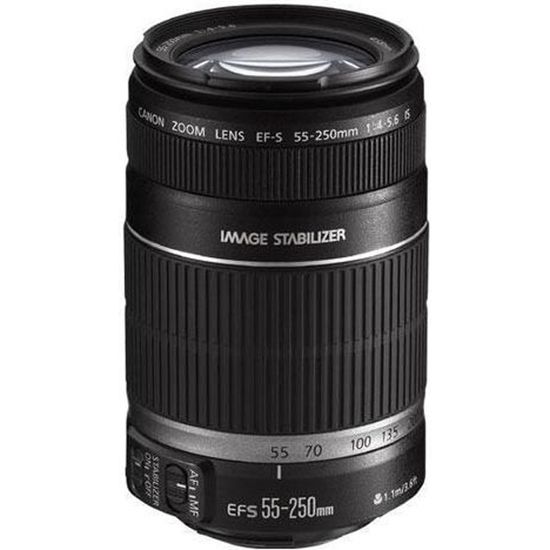 Canon EF-S 55-250 mm f/4-5.6 IS - Cdiscount Appareil Photo