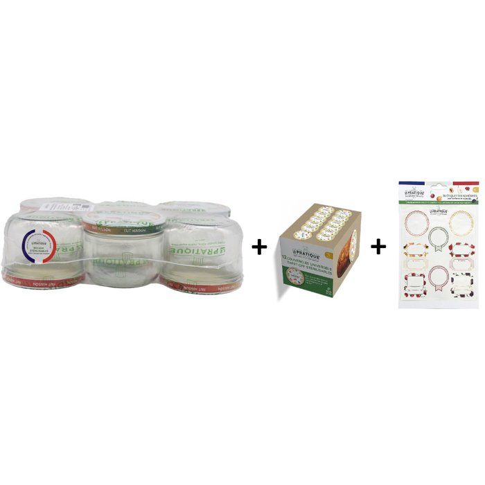 Bocaux stérilisables LE PRATIQUE 7514 350 ml Ø100 mm Pack de 6 - vue 3