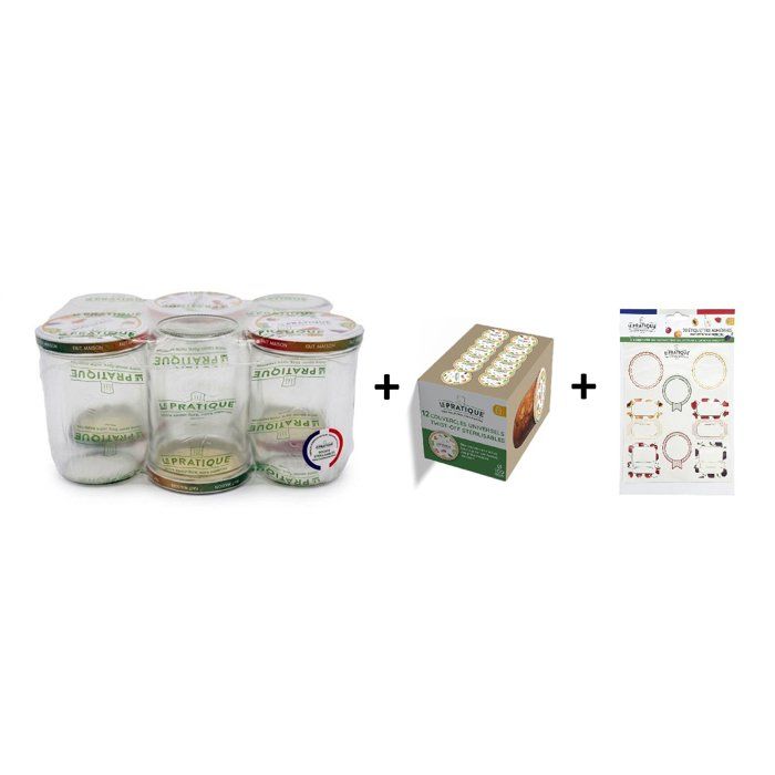Bocaux stérilisables LE PRATIQUE 7513 750 ml Ø100 mm Pack de 6 - vue 3