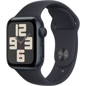 MONTRE CONNECTÉE Apple Watch SE GPS - 40mm - Boîtier Midnight Aluminium - Bracelet Midnight Sport Band - S/M