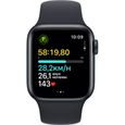 Apple Watch SE GPS - 40mm - Boîtier Midnight Aluminium - Bracelet Midnight Sport Band - M/L-4