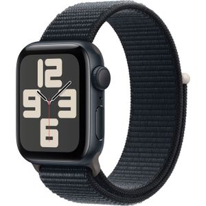 MONTRE CONNECTÉE Apple Watch SE GPS - 40mm - Boîtier Midnight Aluminium - Bracelet Midnight Sport Loop