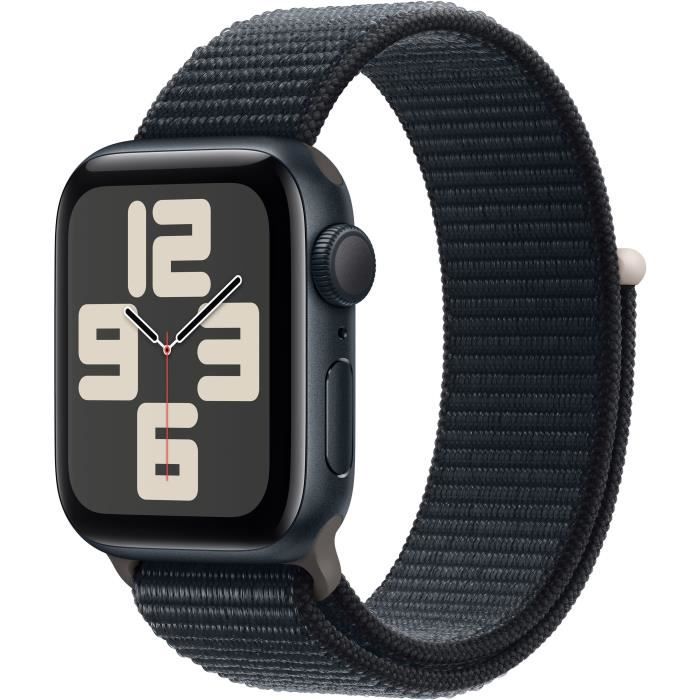 Apple Watch SE GPS - 40mm - Boîtier Midnight Aluminium - Bracelet Midnight Sport Loop