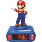 Réveil veilleuse digital LEXIBOOK - Super Mario - 3D lumineux et sonore - Bleu et rouge - Enfant