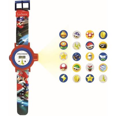 Montre digitale de projection Mario Kart - LEXIBOOK - 20 images à projeter