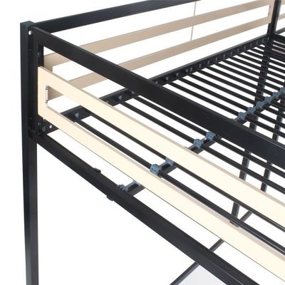 Lit Mezzanine Enfant Avec Bureau Et Rangements – 90x200 Cm, Bois Massif Blanc, Étagères Et Cintres Intégrés - 8