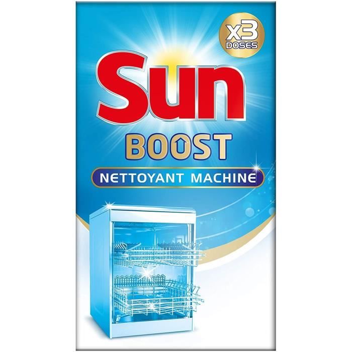 SUN Nettoyant Lave-Vaisselle Expert Boost - 3 Doses - Cdiscount  Electroménager